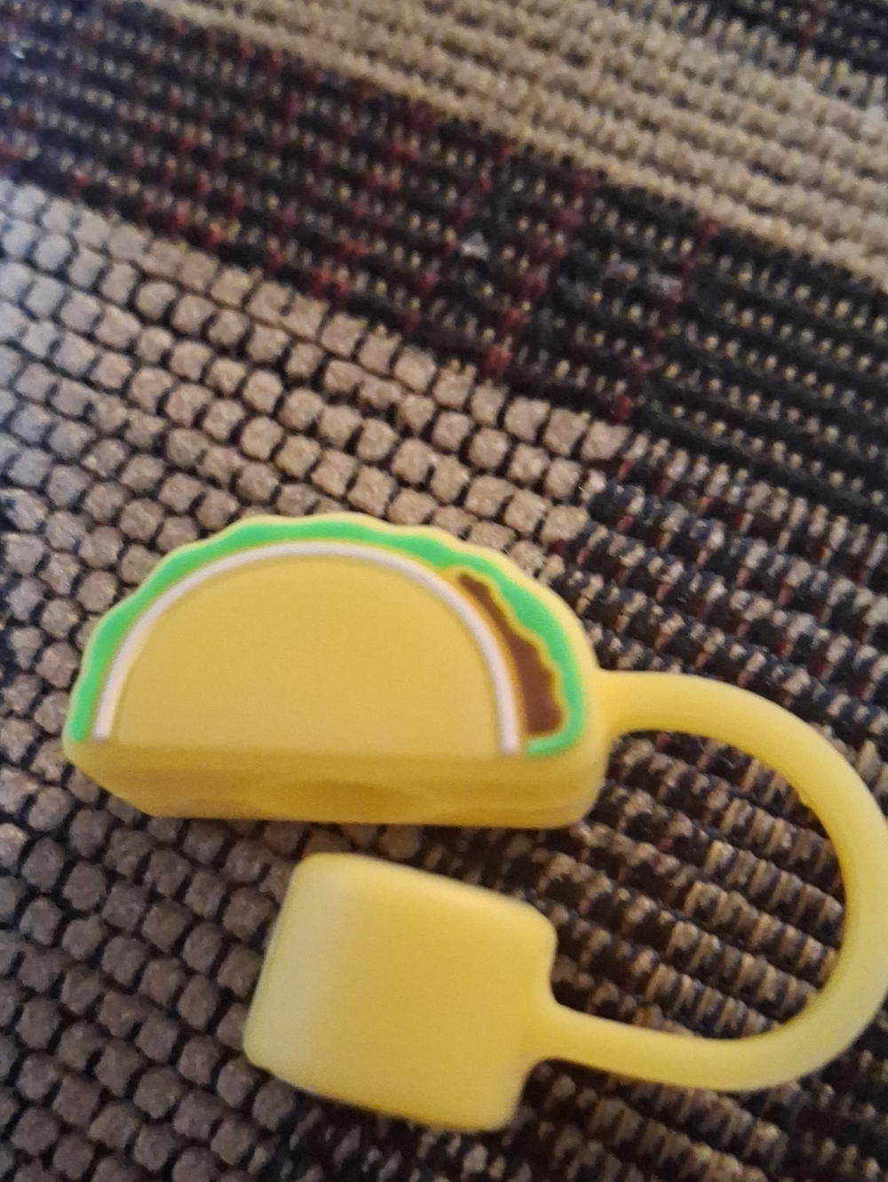 Taco Silicone Straw Cover Mexican Food Tex-mex